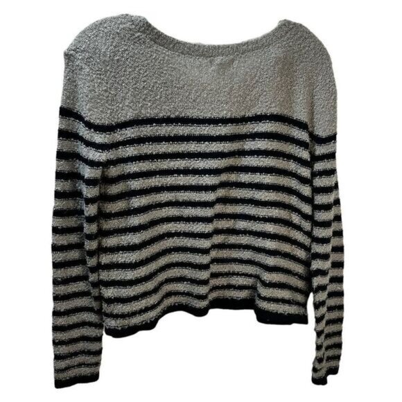 Striped Gray &‎ Black Knit Sweater BP. XS - Picture 2 of 3